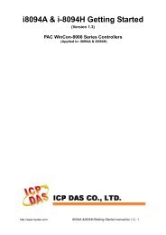 User manual - ICPDAS-EUROPE