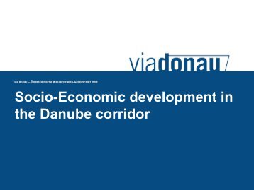 Socio-Economic development in the Danube corridor - ICPDR