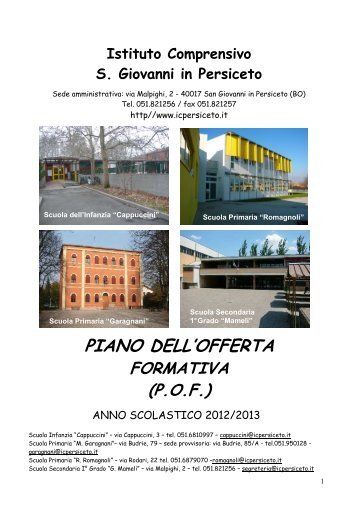 POF 2012/13 - Istituto comprensivo Mameli