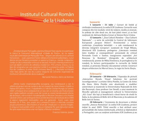 Raport ICR 2011 - Institutul Cultural RomÃ¢n