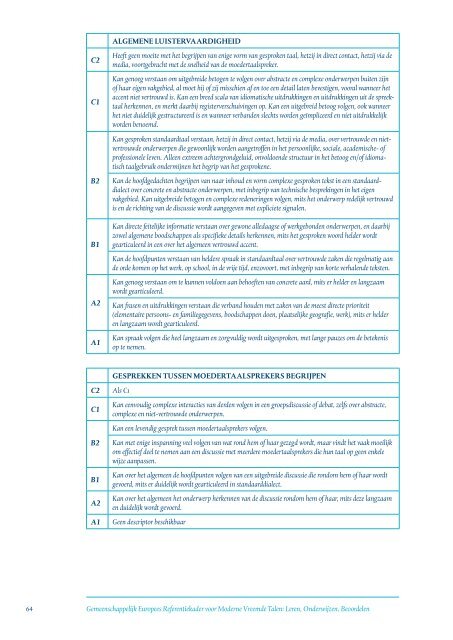 Gemeenschappelijk Europees Referentiekader voor Moderne ...