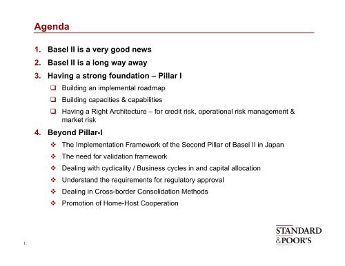 Roadmap for managing Basel II implementation issues for ... - icrier