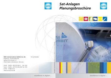 Sat-Anlagen PlanungsbroschÃ¼re - Wisi