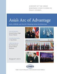 Asia's Arc of Advantage - icrier