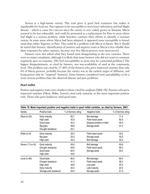 Adoption of Improved Sorghum and Pearl Millet ... - Icrisat