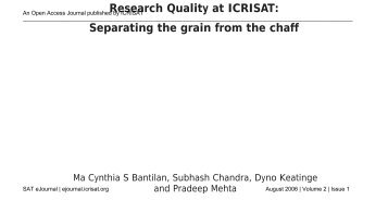 WPS 19 Cover - icrisat