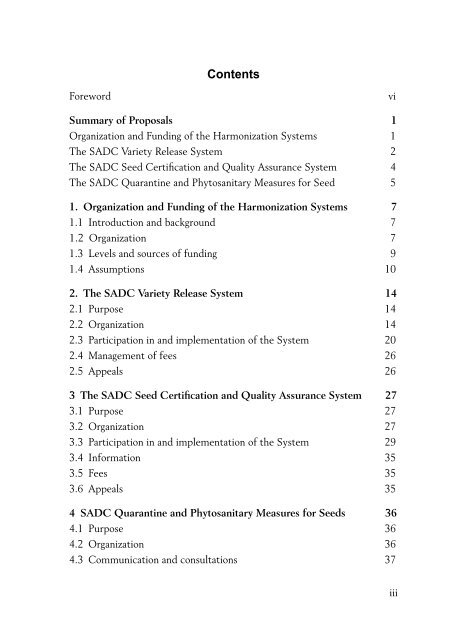 Technical Agreements on Harmonization of Seed Regulations - icrisat