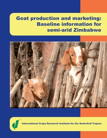 Goat production and marketing: Baseline information for ... - icrisat