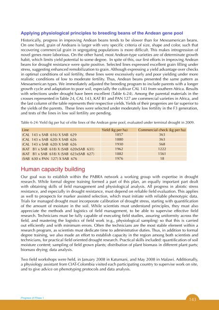 Final version of Tropical Legumes II Project Report for Phase 1 - icrisat