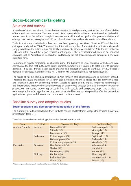 Final version of Tropical Legumes II Project Report for Phase 1 - icrisat