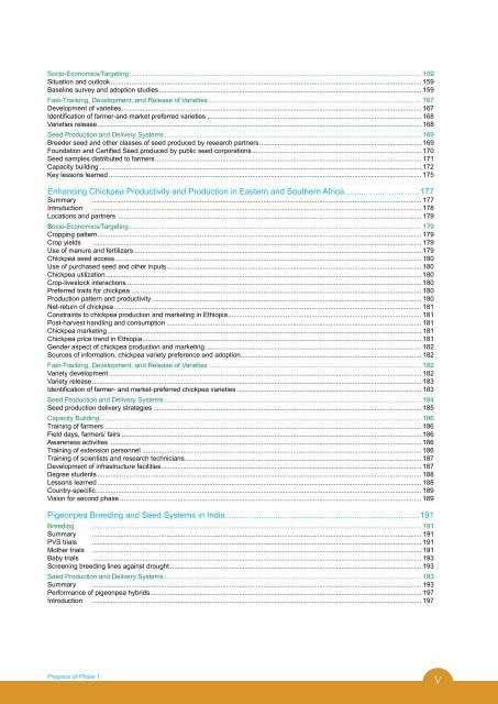 Final version of Tropical Legumes II Project Report for Phase 1 - icrisat