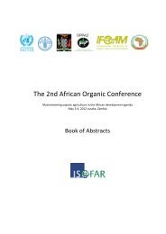 The 2nd African Organic Conference â Mainstreaming ... - ICROFS
