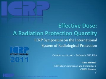 A Radiation Protection Quantity - ICRP