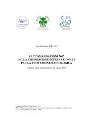 raccomandazioni 2007 della commissione internazionale per ... - ICRP