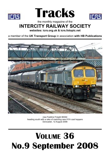 No.9 September 2008 - Intercity Railway Society