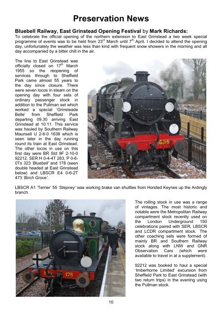 April - Intercity Railway Society