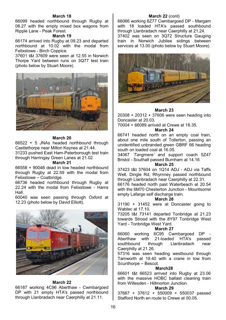 April - Intercity Railway Society