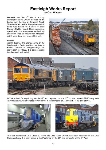 April - Intercity Railway Society