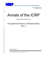 Occupational Intakes of Radionuclides Part 3 - ICRP