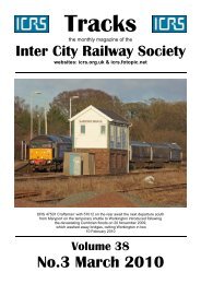 No.3 March 2010 - Intercity Railway Society