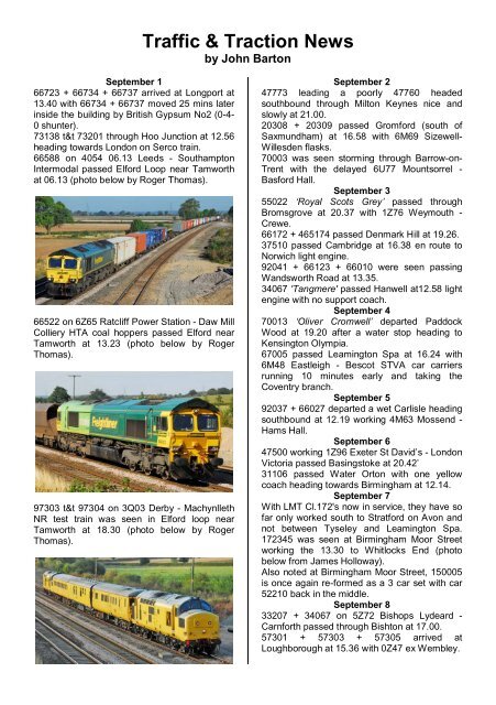 October - Intercity Railway Society