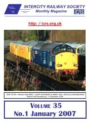 January - Intercity Railway Society