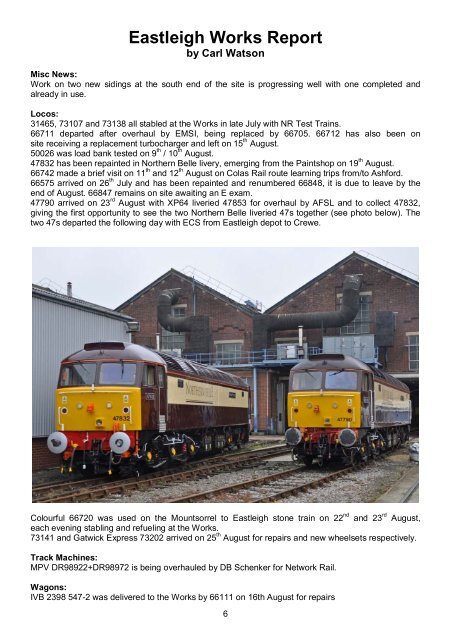 September - Intercity Railway Society