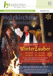 Dezember 2013 - Holzkirchen