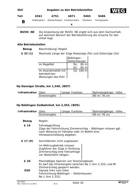 Berichtigung 5 zur SbV - WÃ¼rttembergische Eisenbahn-Gesellschaft