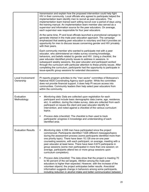 Implementing Multiple Gender Strategies to Improve HIV and ... - ICRW