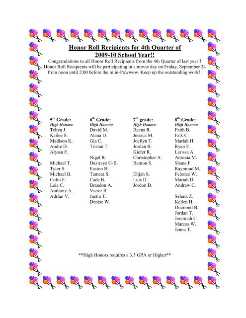 09/24/2010 (PDF) - Indian Community School of Milwaukee