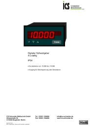 Digitaler Sollwertgeber 4½-stellig IPS4 - ICS Schneider Messtechnik ...