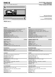 technisches Datenblatt