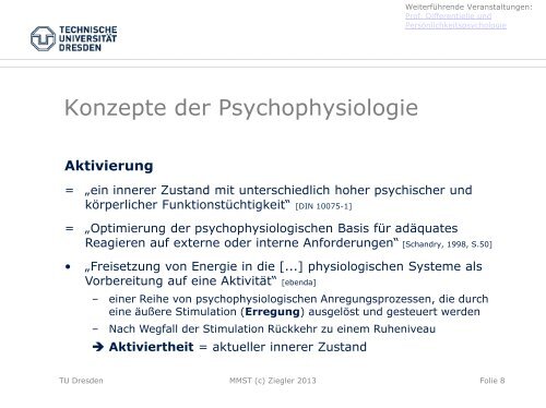 Human Factors 5: Psychophysiologie