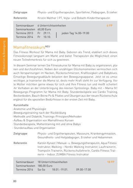 WAD FortbildungsbroschÃ¼re Dresden 2014 - Weiterbildungsakademie