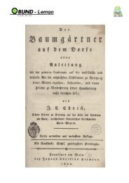 Christ Johann Ludwig Der BaumgÃ¤rtner aus dem ... - BUND Lemgo