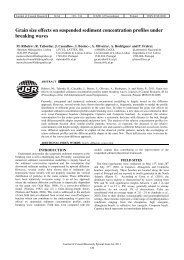 Grain size effects on suspended sediment concentration profiles ...