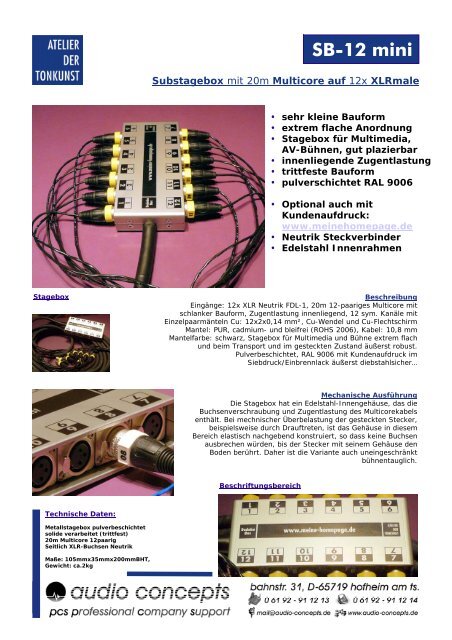 Di-Box - audio concepts