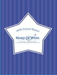 2010 Annual Report - Make-A-Wish® Utah - Make-A-Wish Foundation