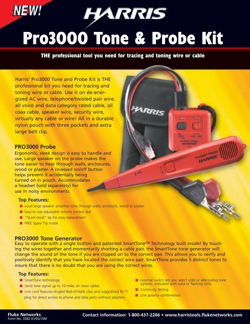 Pro3000 Toner &amp; Probe Kit - ICS