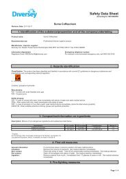 MSDS data sheet - Industrial Cleaning Supplies (Liverpool)