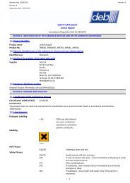 SAFETY DATA SHEET Janitol Rapide - OCH