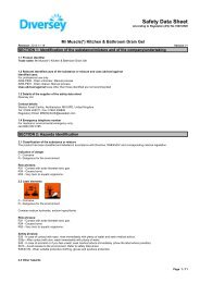 Safety Data Sheet - Industrial Cleaning Supplies (Liverpool)