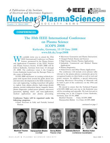 The 35th IEEE International Conference on Plasma Science ICOPS ...