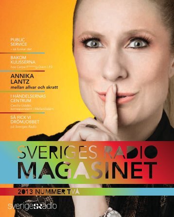 Sveriges Radio-magasinet nr 2 2013 (pdf)