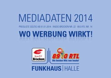 Mediadaten 2014 - Funkhaus Halle