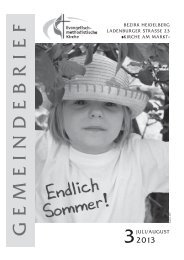 Gemeindebrief Juli-Aug 2013 - EmK