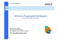 Internet-Zugangstechnologien - ICSY