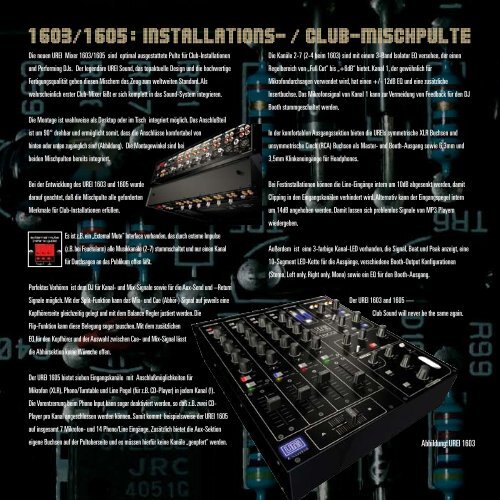 DJ MIXER - Weichhart