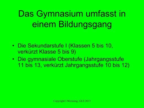 Wichtige Informationen zum Ãœbergang von der Grundschule zur ...